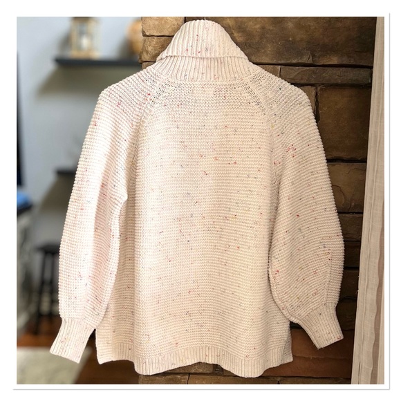 LOU & GREY Chunky Confetti Fleck Turtleneck Sweater - Picture 10 of 10